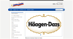 Desktop Screenshot of americanclassicicecream.com